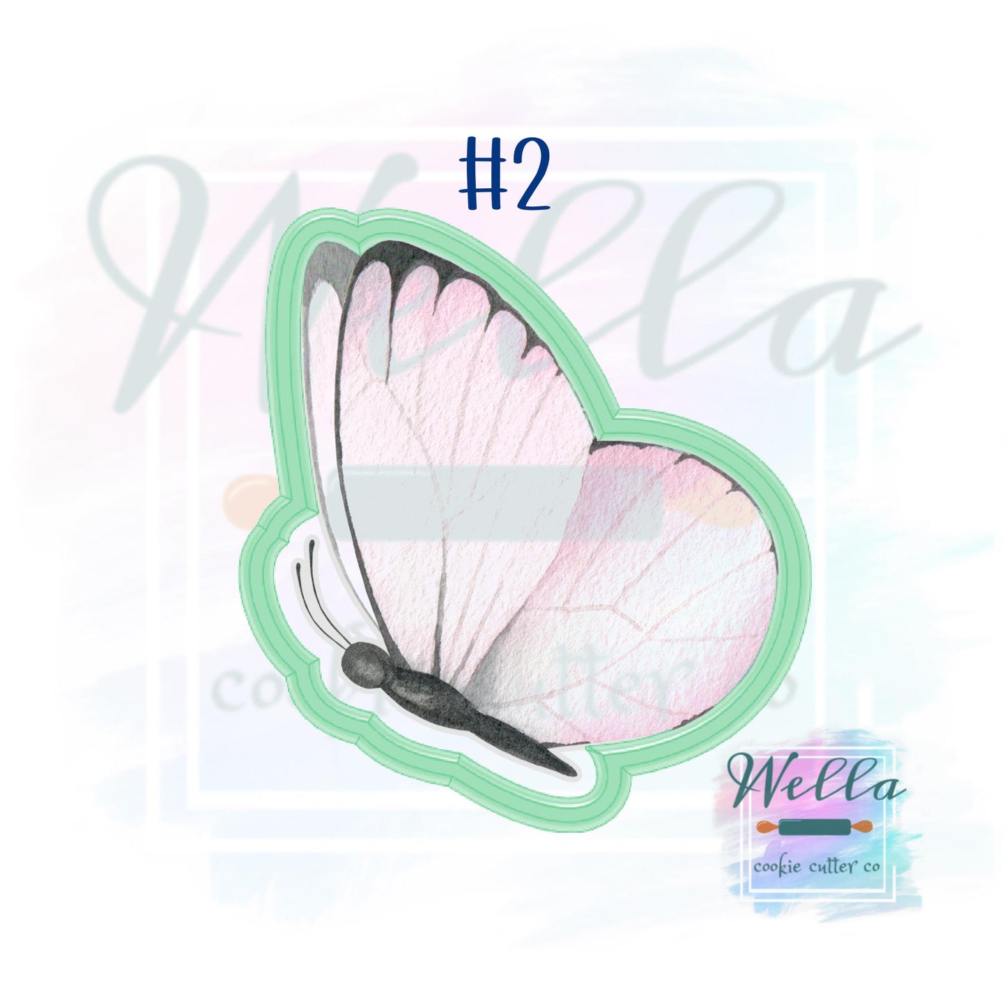 Pink Butterfly Cookie Cutter Set