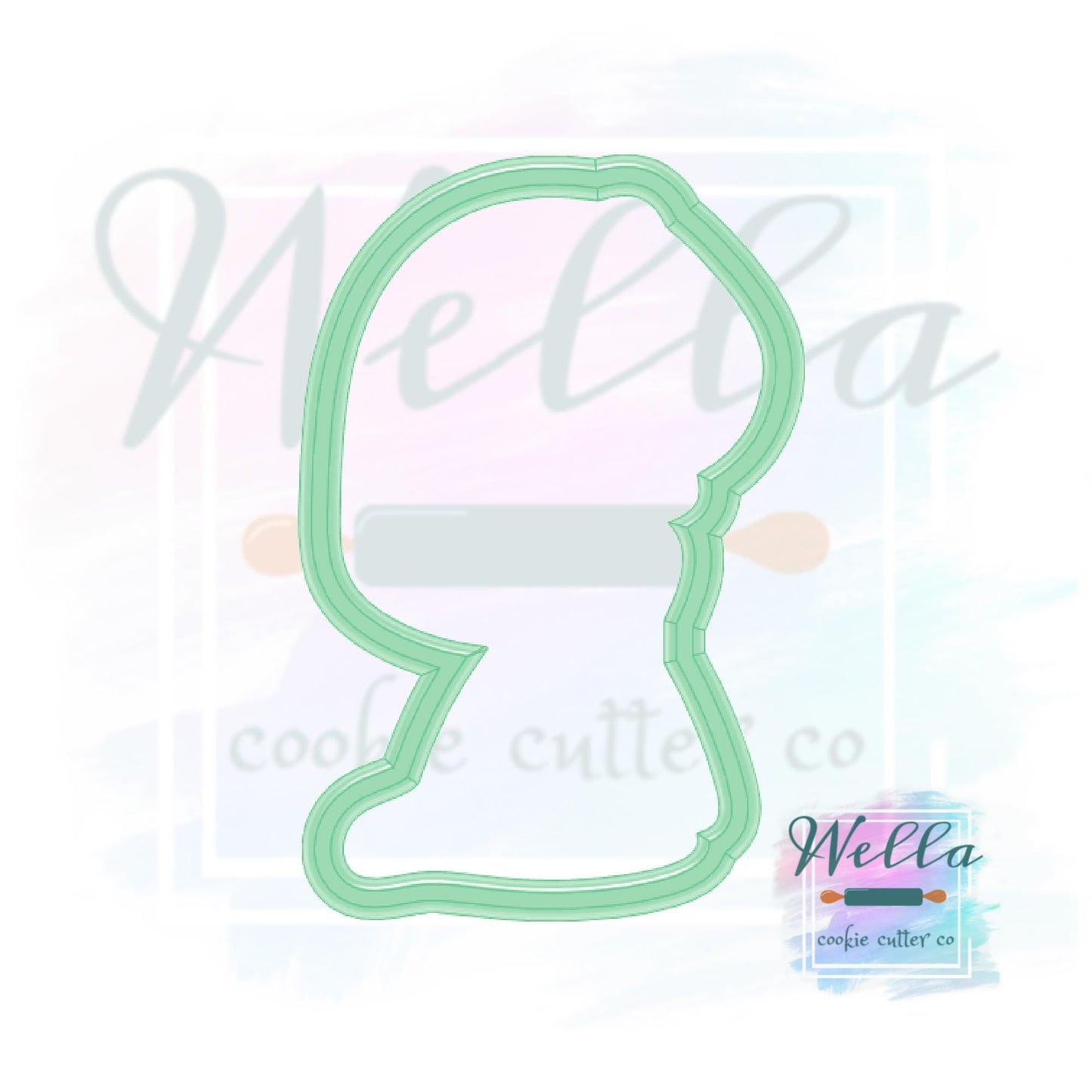 Communion Girl Praying Cookie Cutter with Optional Stencil