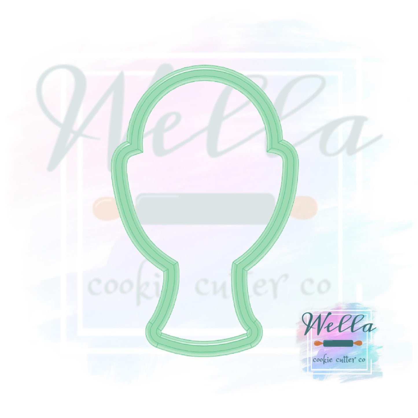 Communion Cup and Wafer Cookie Cutter