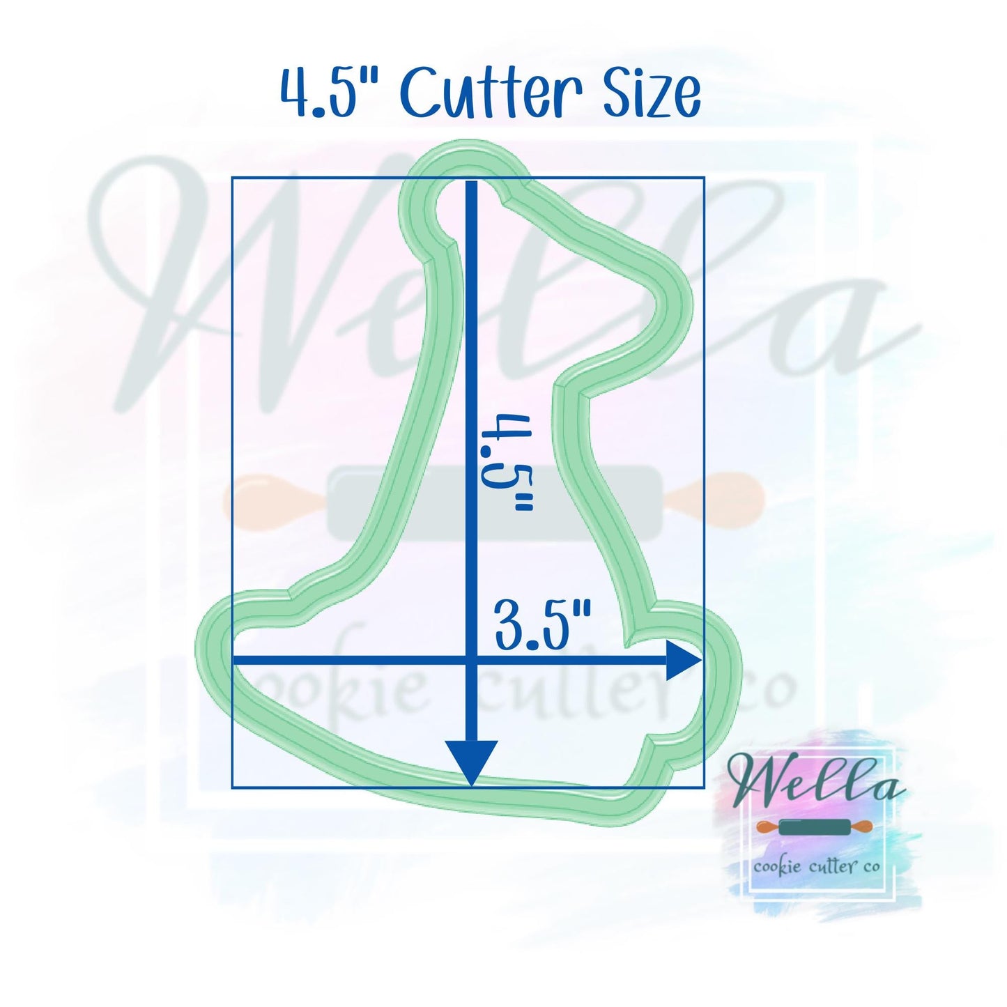 Goose with Birthday Hat Cookie Cutter