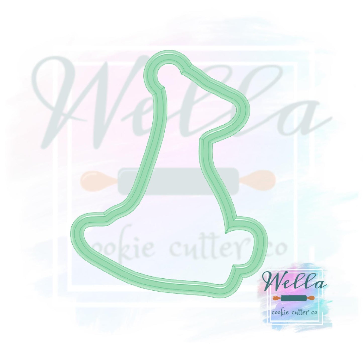 Goose with Birthday Hat Cookie Cutter