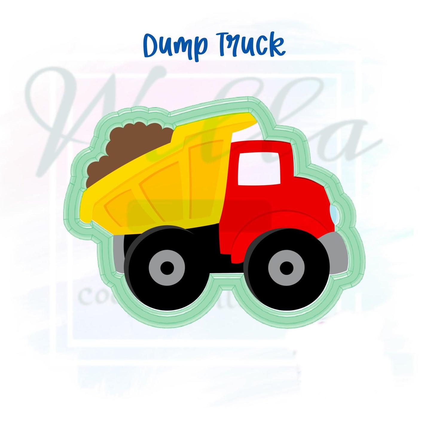 Construction Truck Set Cookie Cutters - Set of 5 Cookie Cutters - may be purchased separately