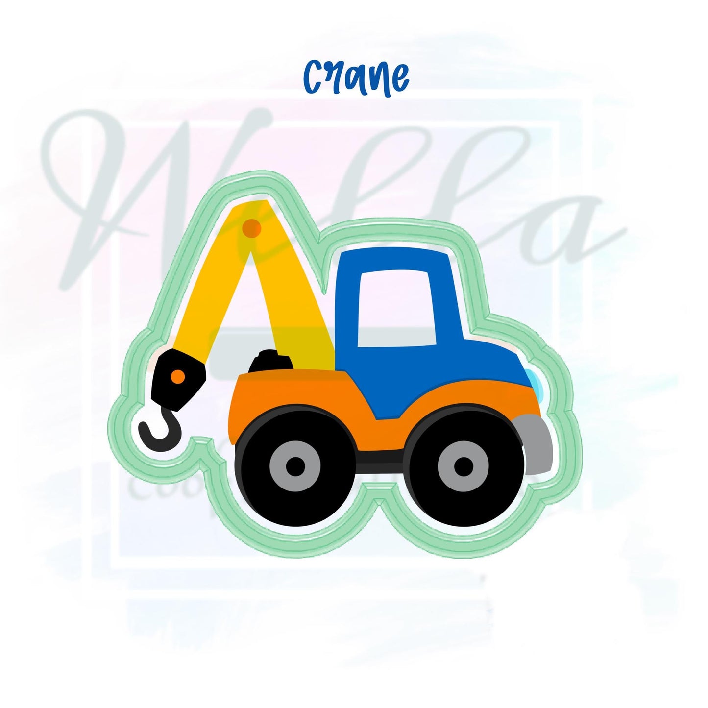 Construction Truck Set Cookie Cutters - Set of 5 Cookie Cutters - may be purchased separately