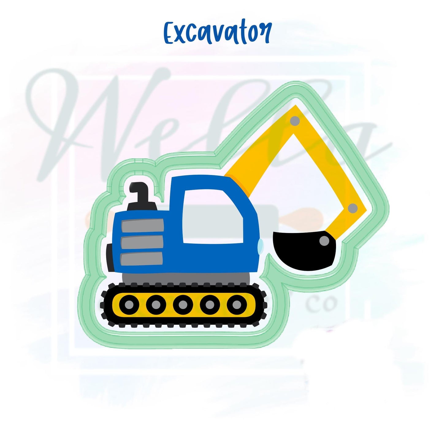 Construction Truck Set Cookie Cutters - Set of 5 Cookie Cutters - may be purchased separately