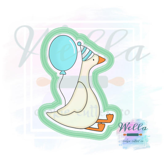 Goose with Balloon Cookie Cutter