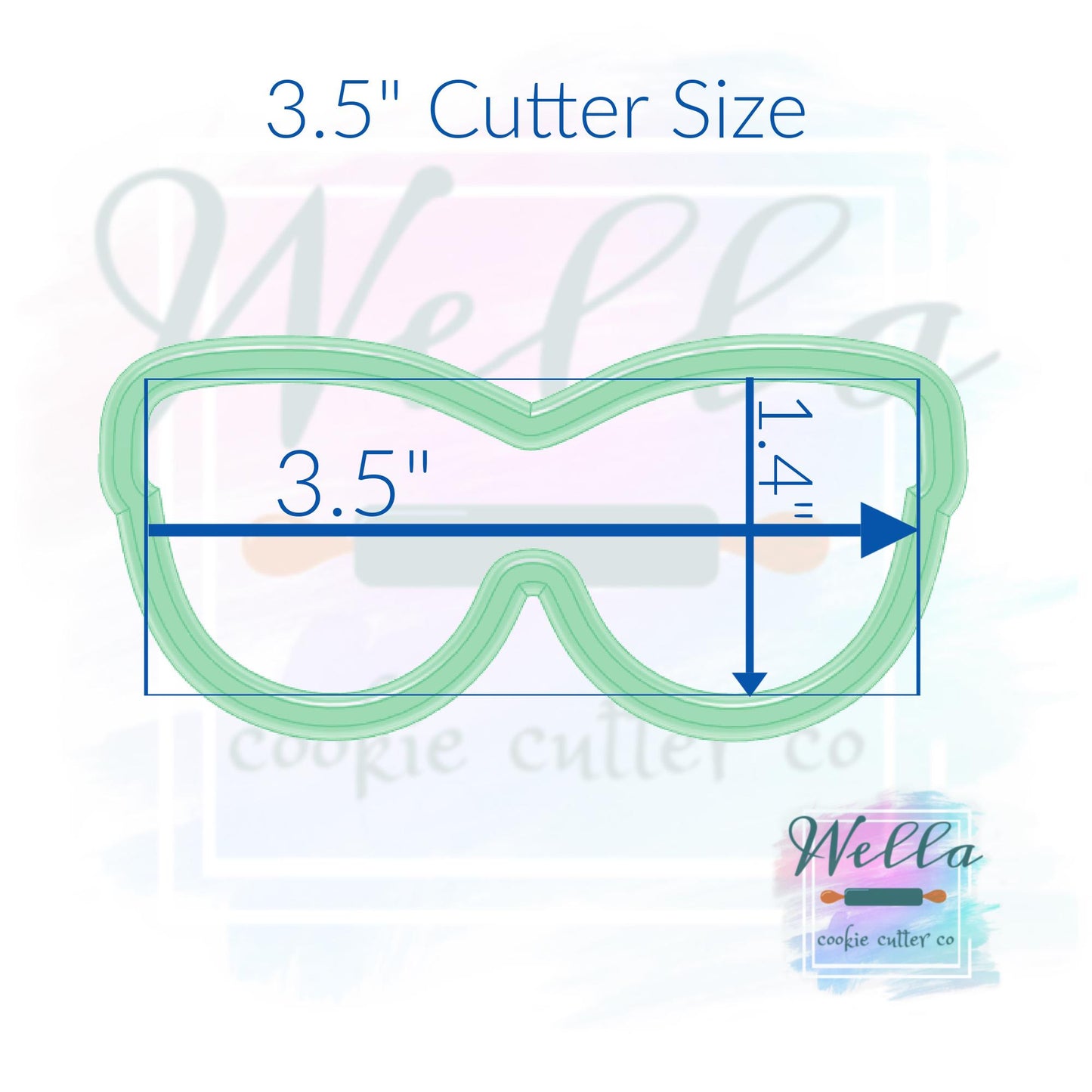 Sunglasses #2 Cookie Cutter