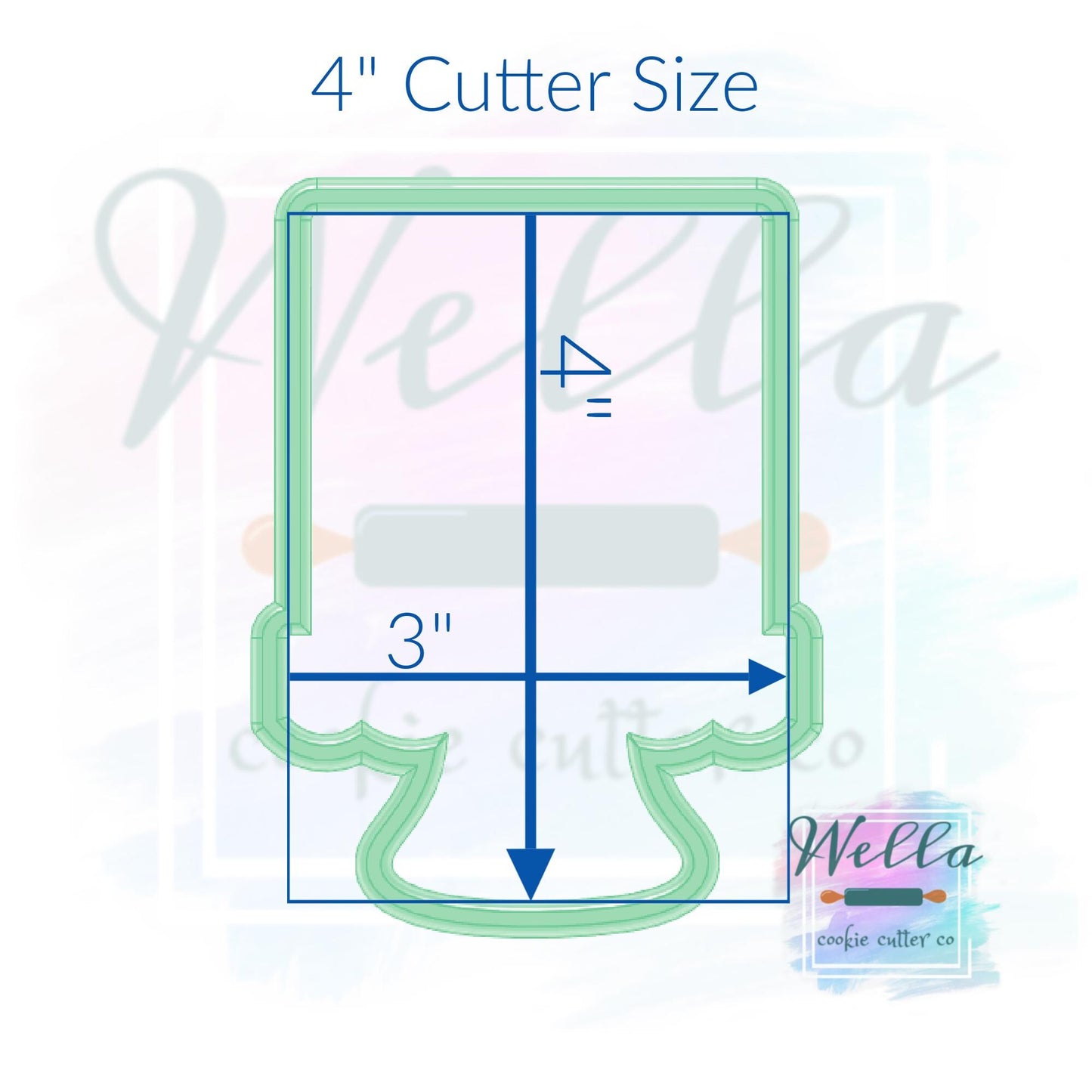 Cake on Stand #1 Cookie Cutter