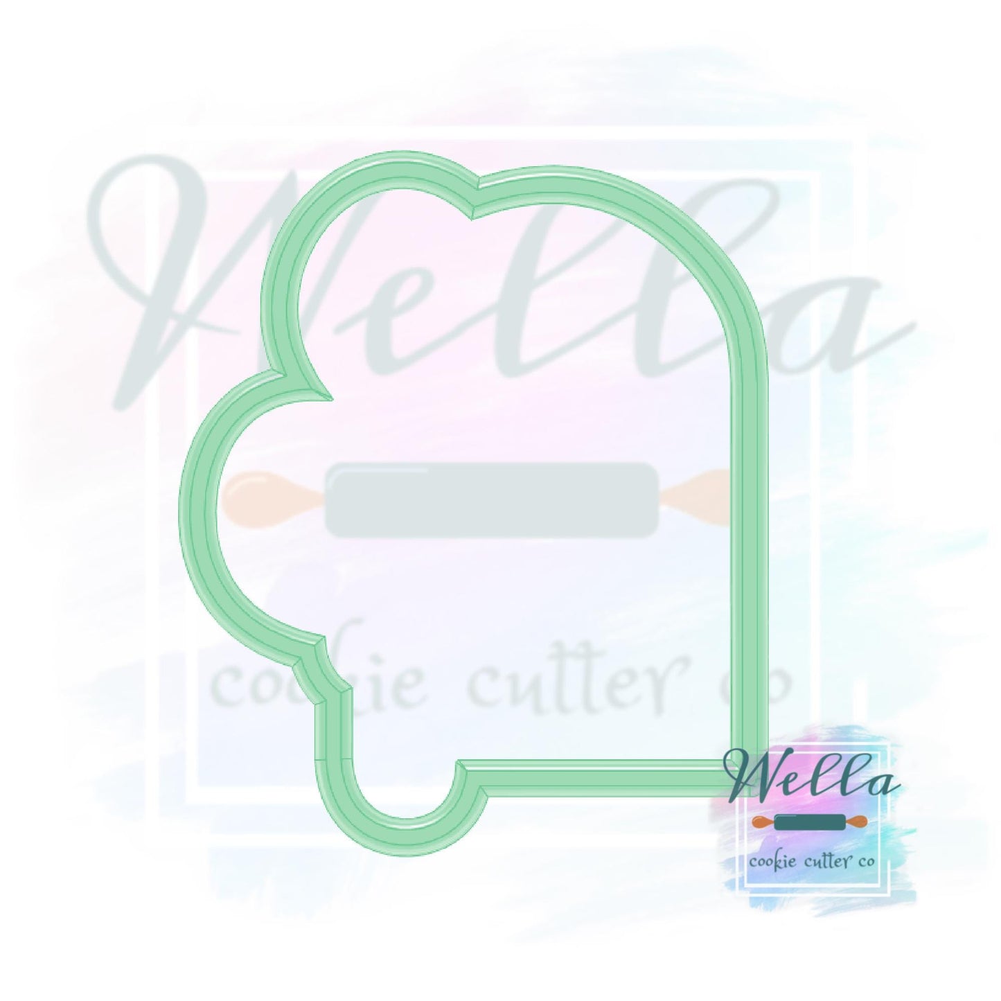 Balloon Arch Plaque Cookie Cutter