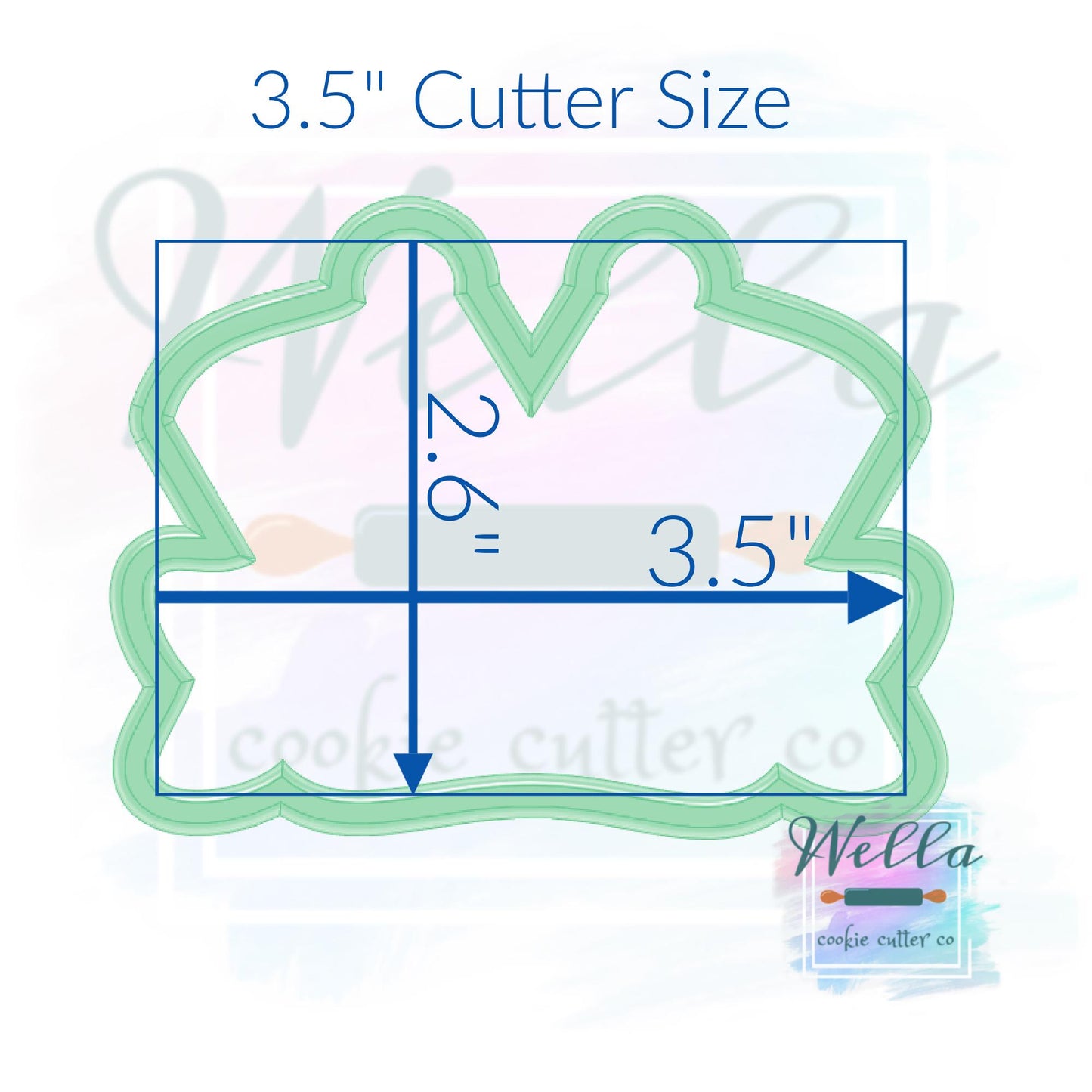 Racing Flags Name Plaque Cookie Cutter