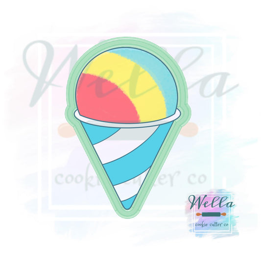 Snow Cone Cookie Cutter