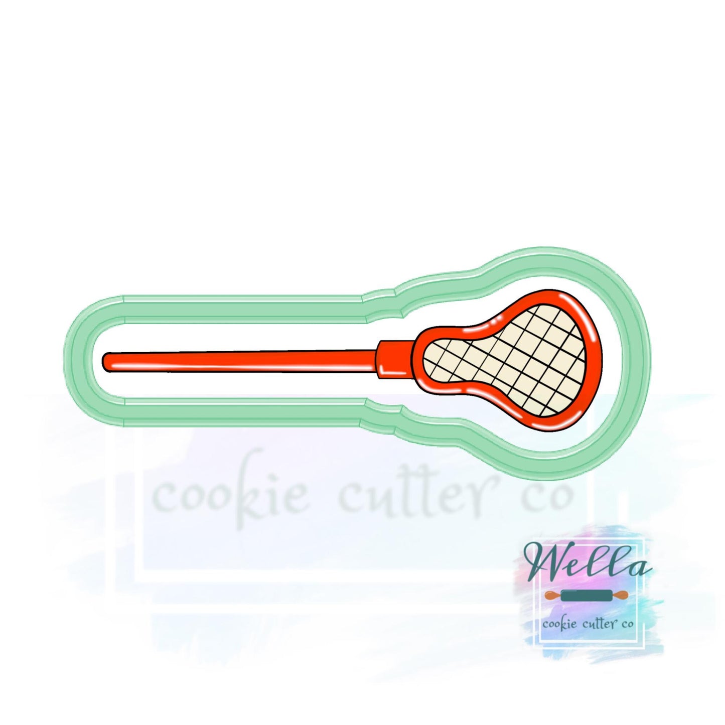 Lacrosse Stick Cookie Cutter, Lacrosse Cookie Cutter