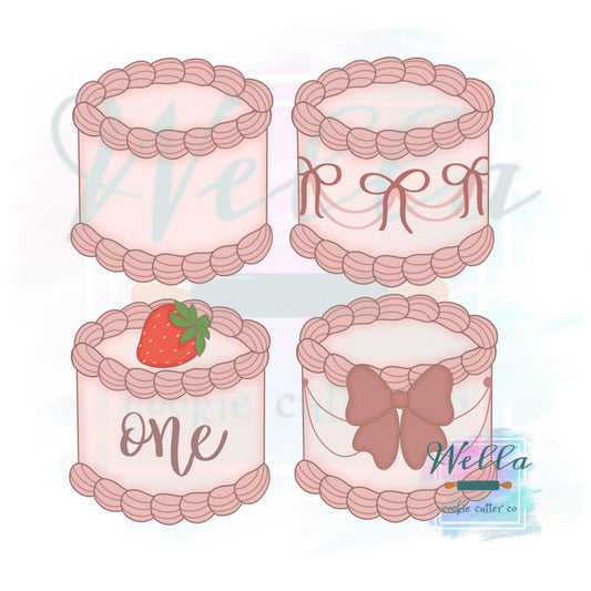 Birthday Buttercream Cake Cookie Cutter