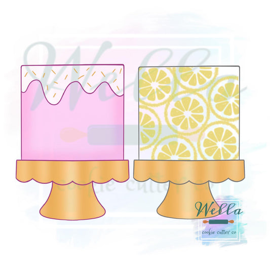 Cake on Stand #1 Cookie Cutter