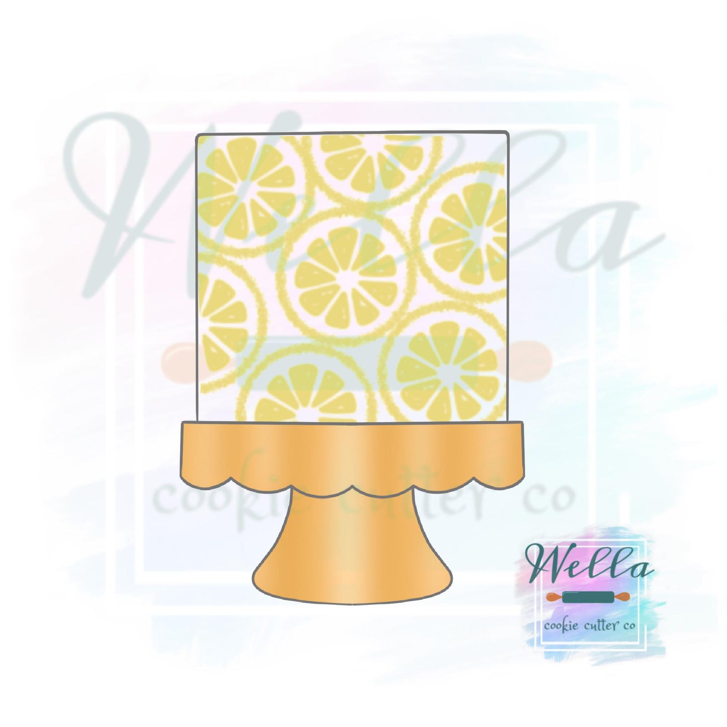 Cake on Stand #1 Cookie Cutter