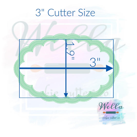 Scalloped Oval Cookie Cutter