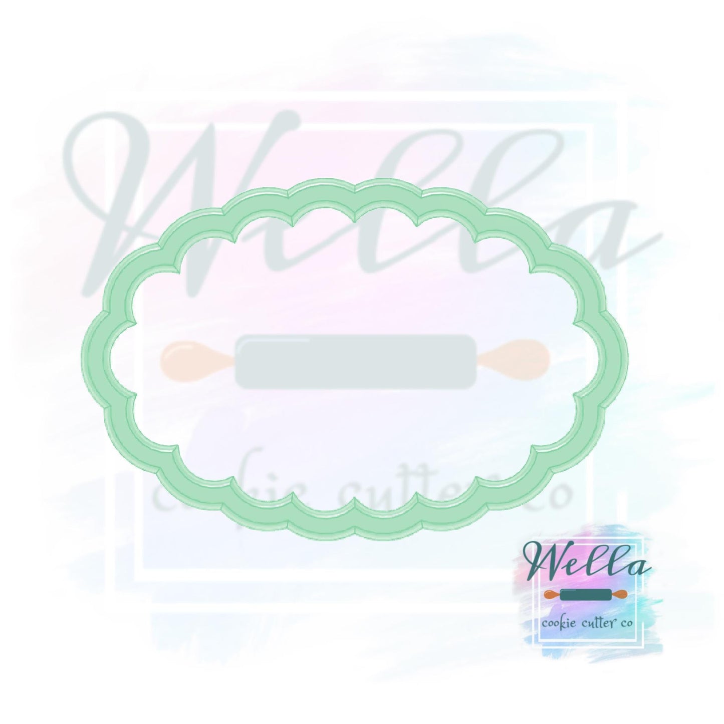 Scalloped Oval Cookie Cutter
