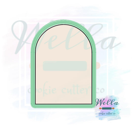 Short Arch Plaque Cookie Cutter