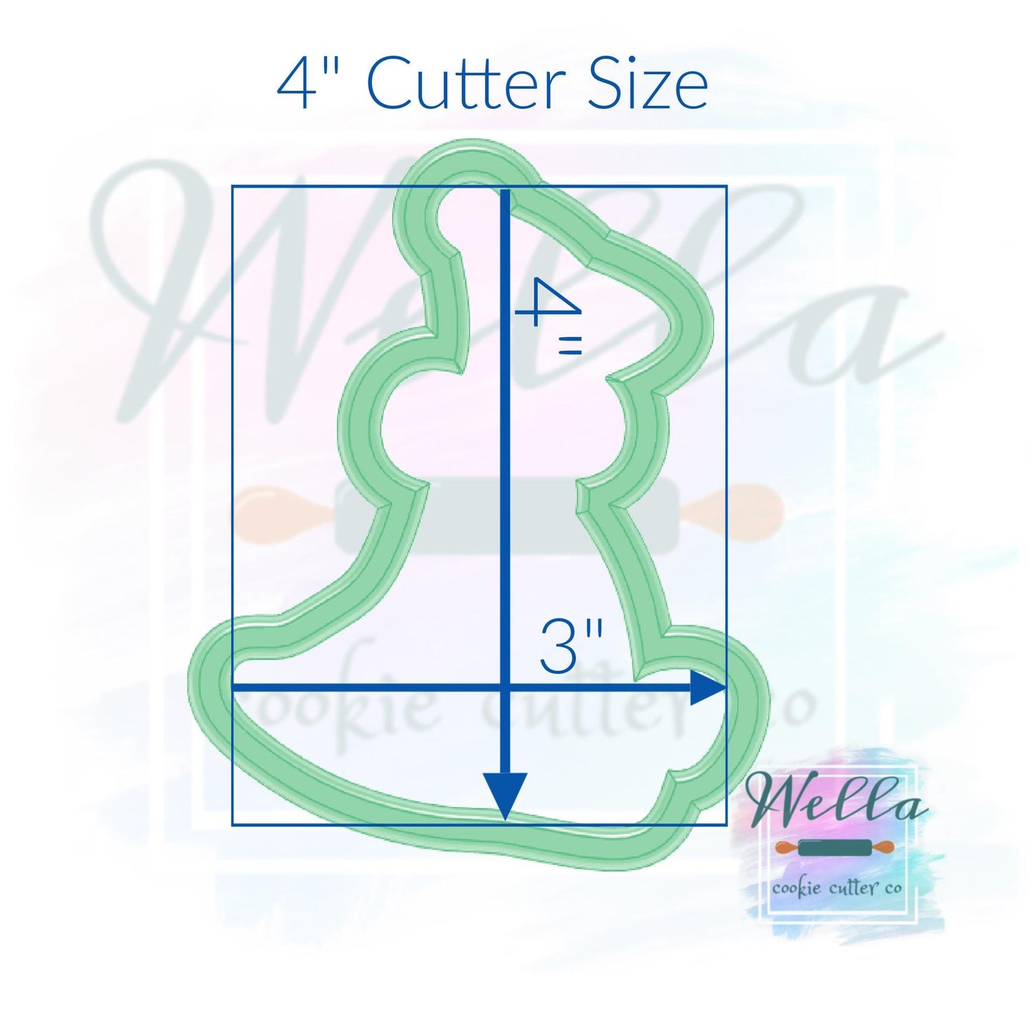 Goose with Bow & Birthday Hat Cookie Cutter