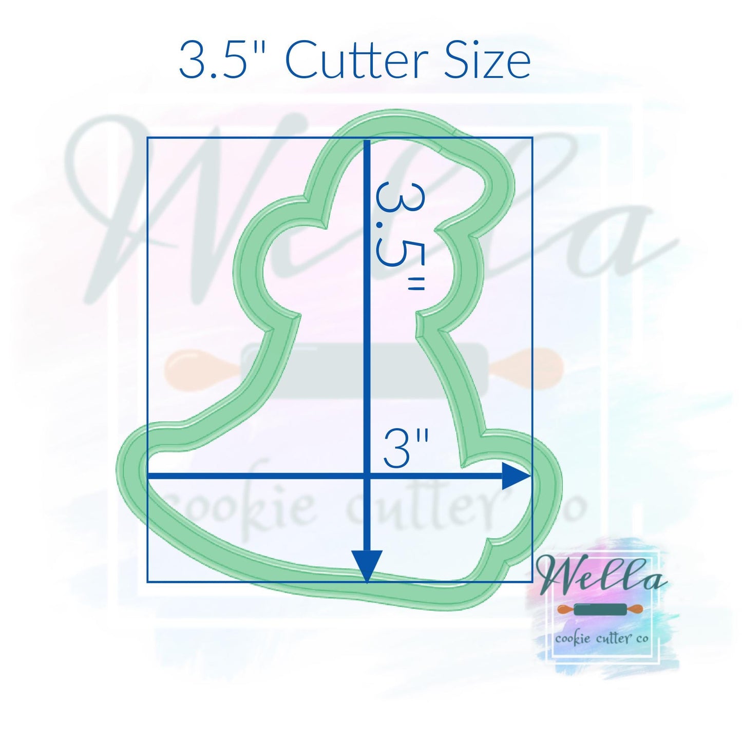 Goose with Bow Cookie Cutter
