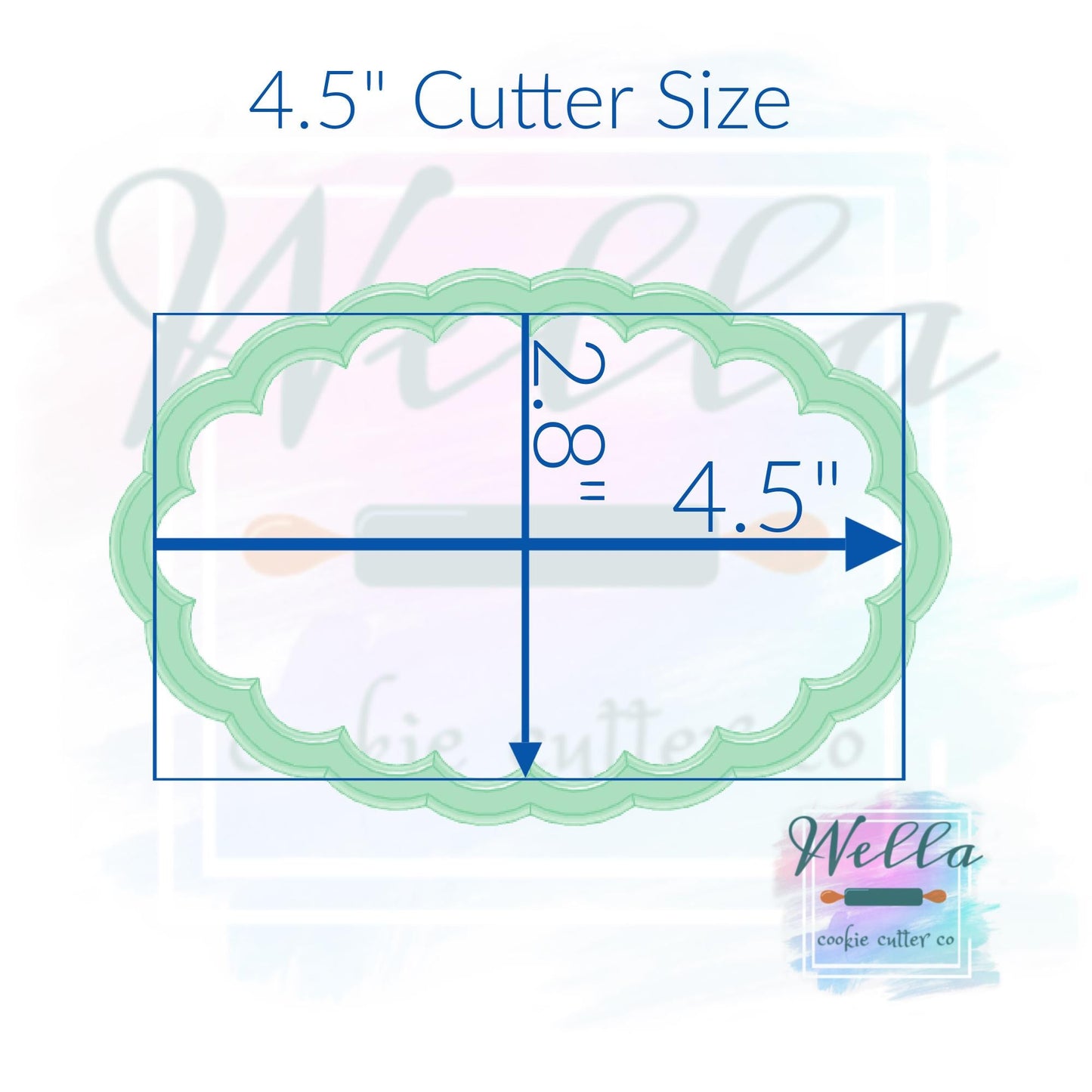 Scalloped Oval Cookie Cutter