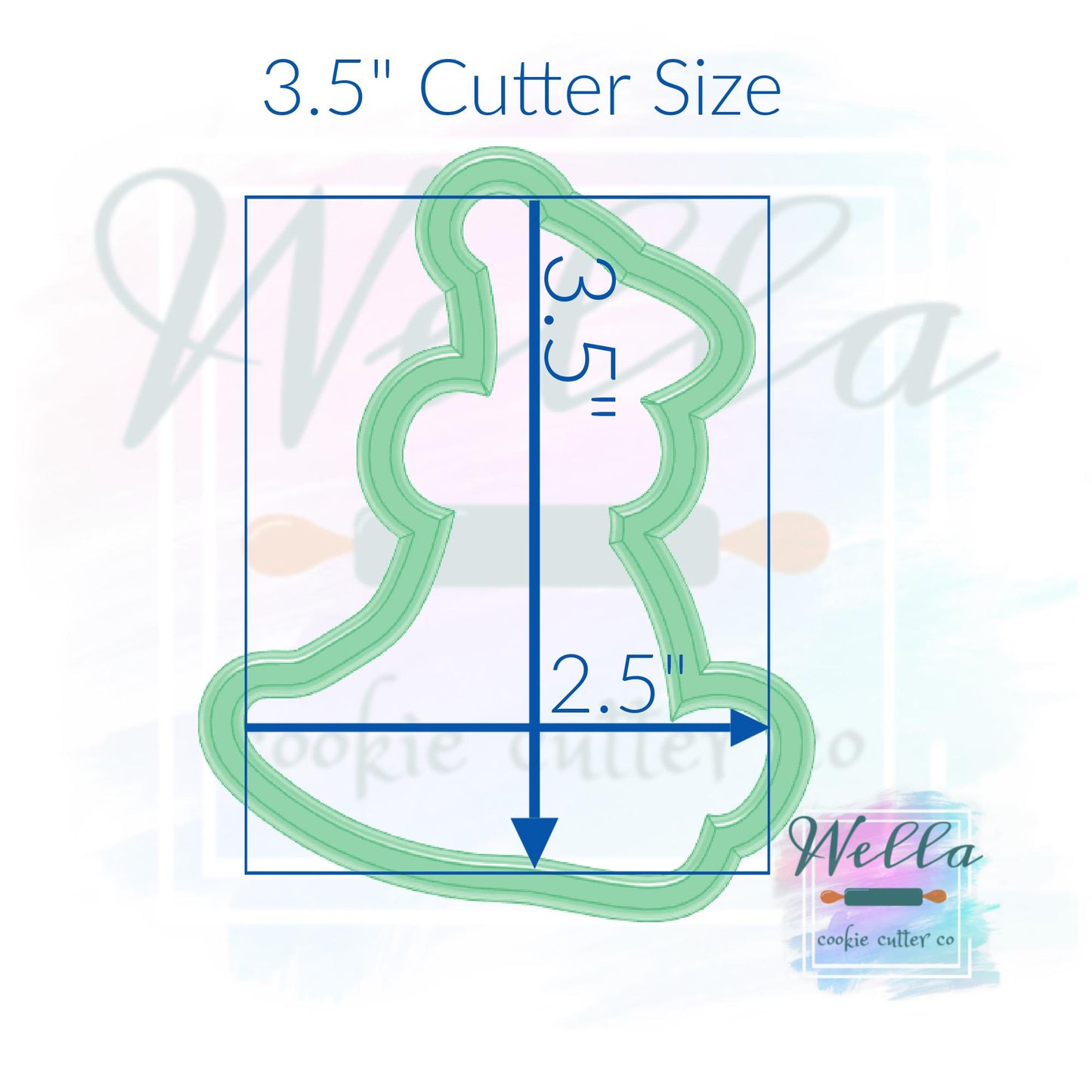 Goose with Bow & Birthday Hat Cookie Cutter