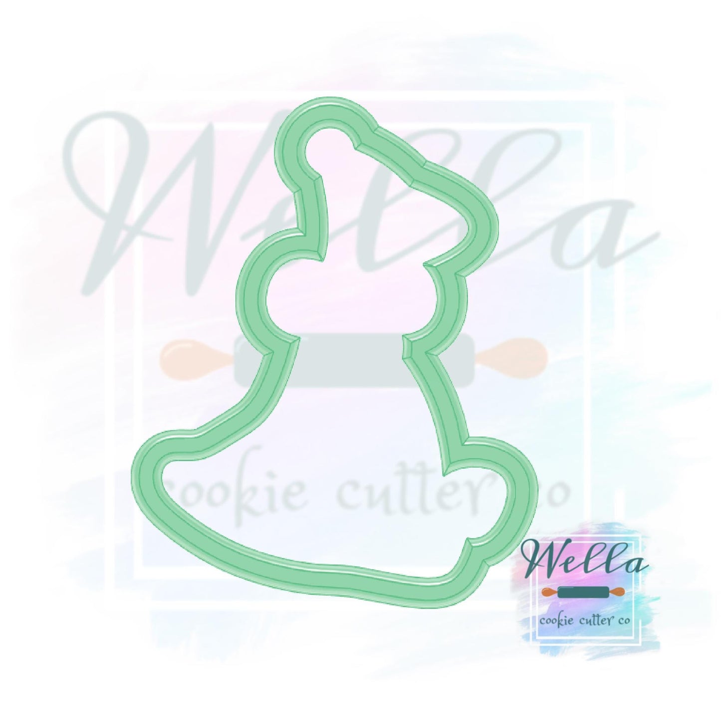 Goose with Bow & Birthday Hat Cookie Cutter
