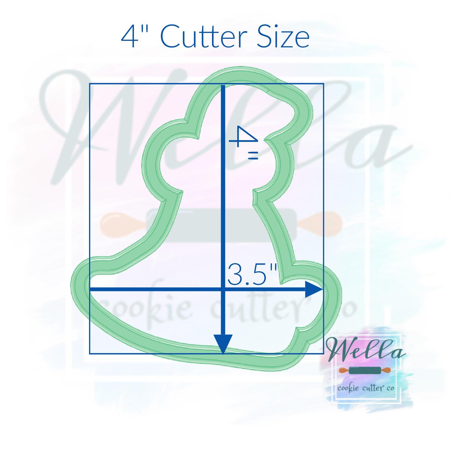 Goose with Bow Cookie Cutter