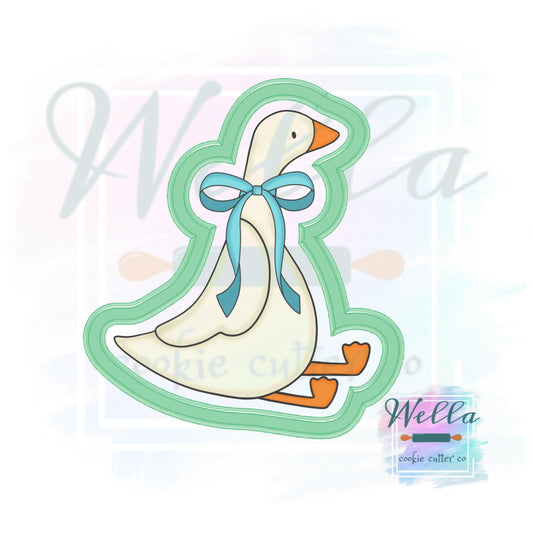 Goose with Bow Cookie Cutter