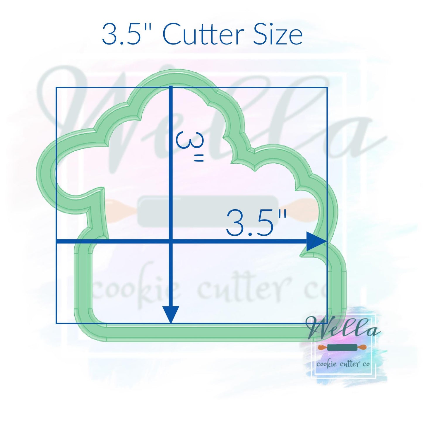 a tini bit older Text Cookie Cutter with Optional Stencil
