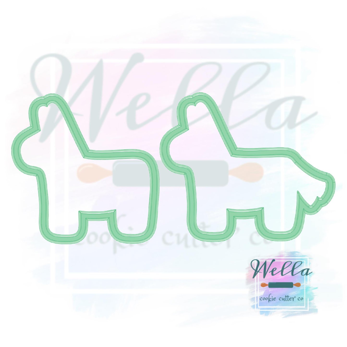 Pinata Cookie Cutter - 2 Shape Options - with or without tail