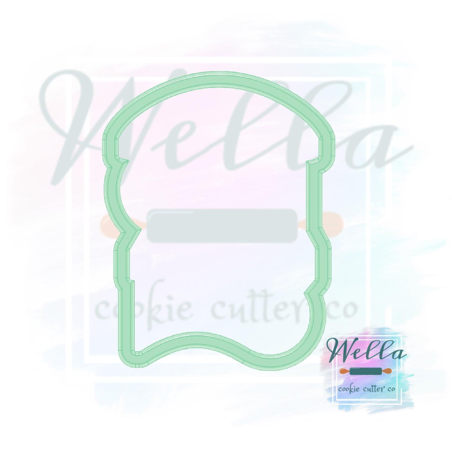 Floral Market Cart #2 Cookie Cutter