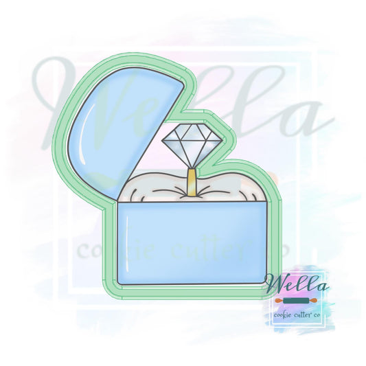Wedding Ring Box #2 Cookie Cutter
