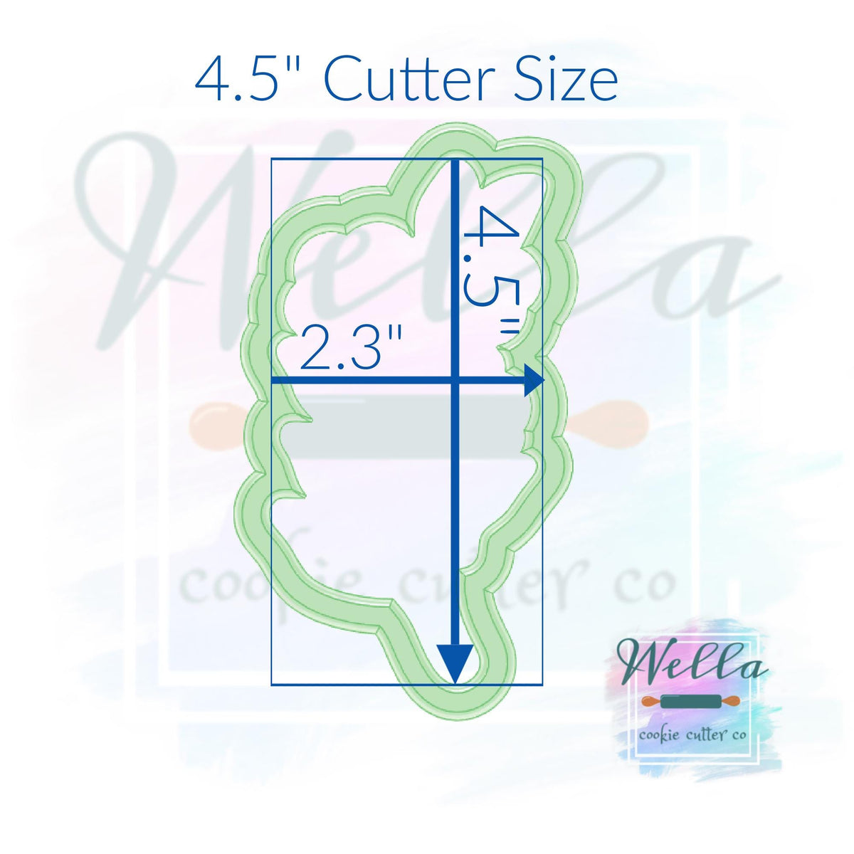 Floral Branch #1 Cookie Cutter