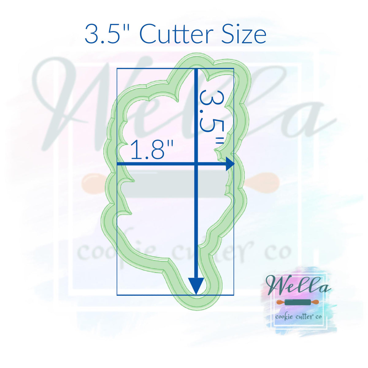 Floral Branch #1 Cookie Cutter