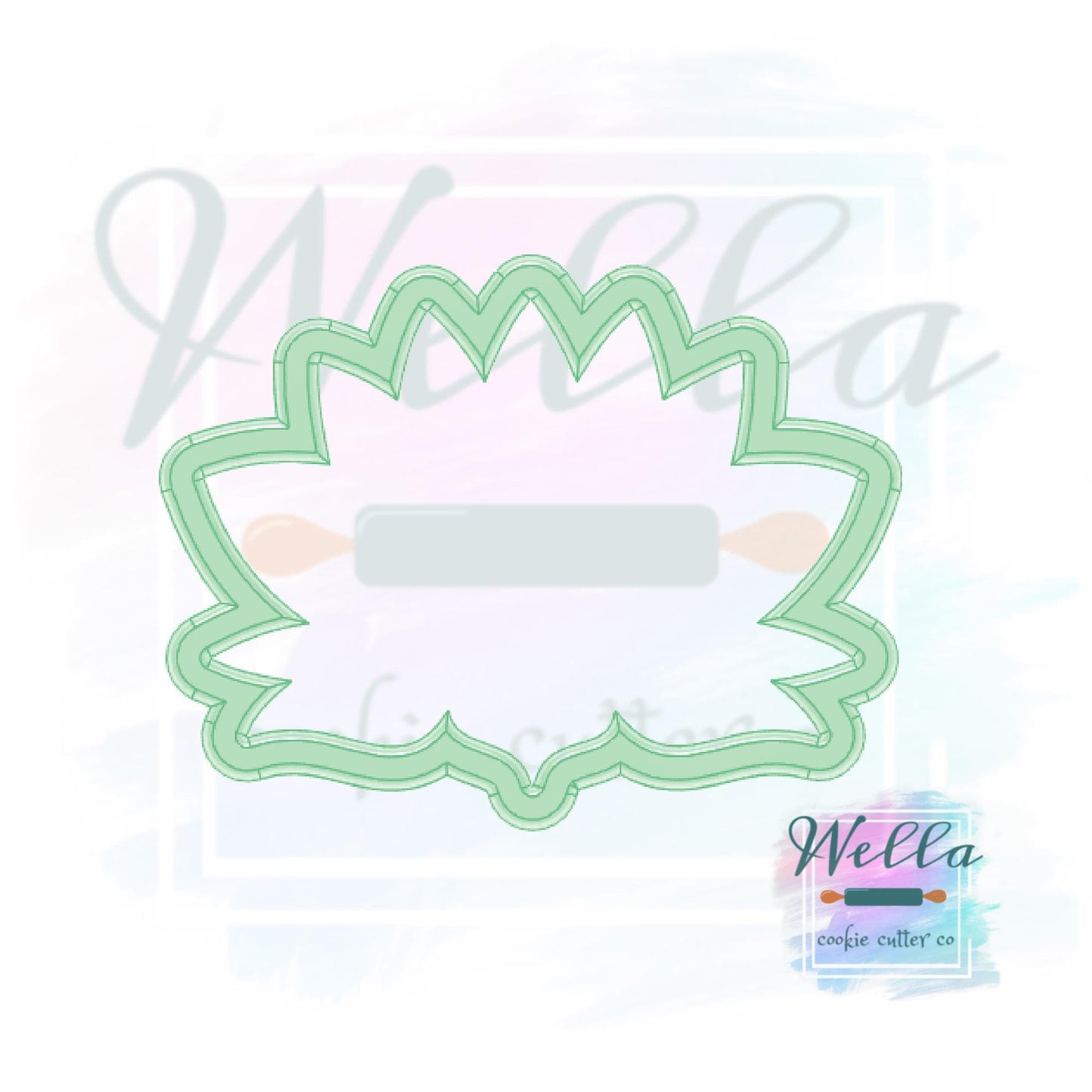 Lotus Flower Cookie Cutter