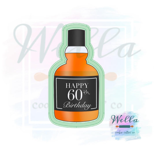 Whiskey Bottle Cookie Cutter