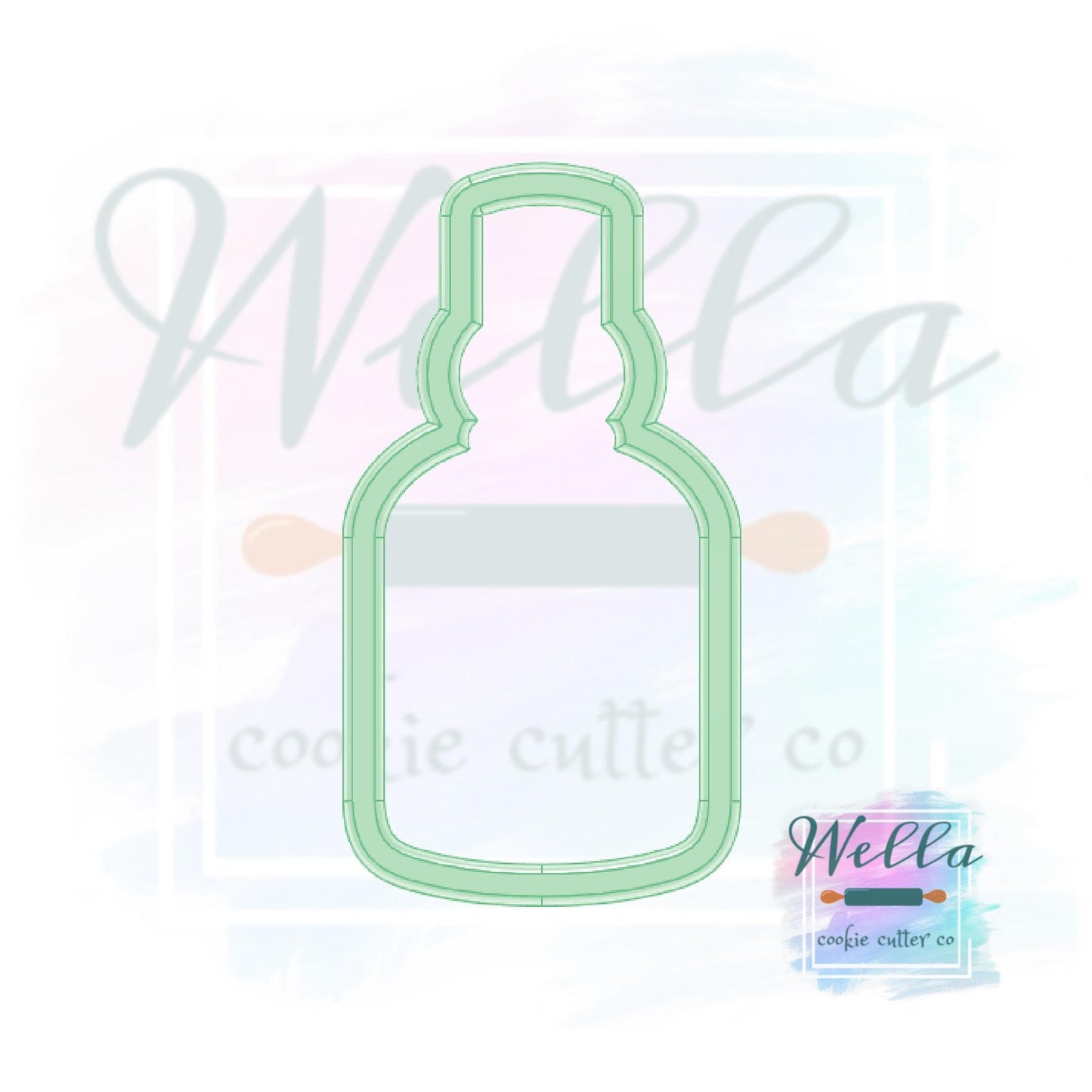 Whiskey Bottle Cookie Cutter