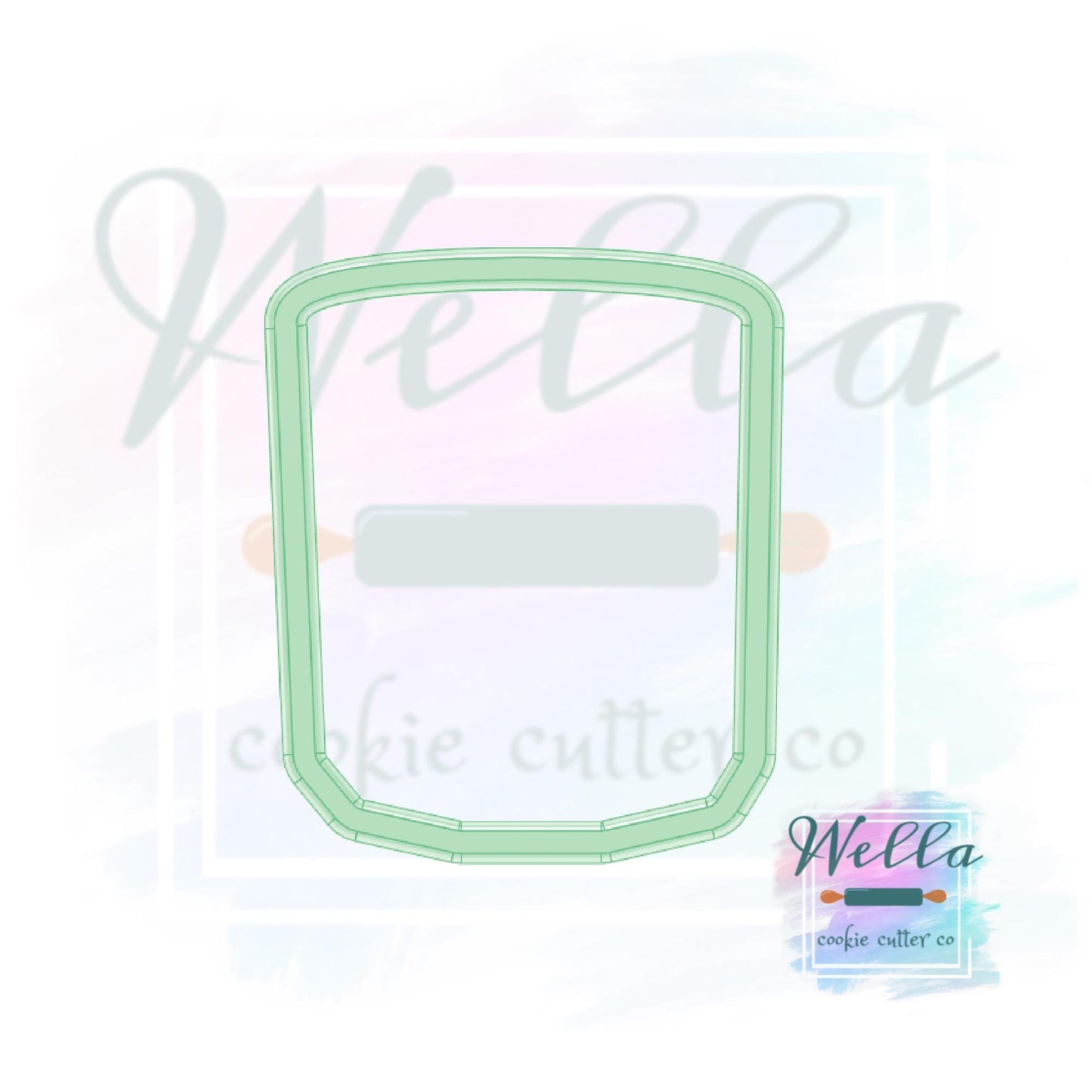 Whiskey Glass Cookie Cutter