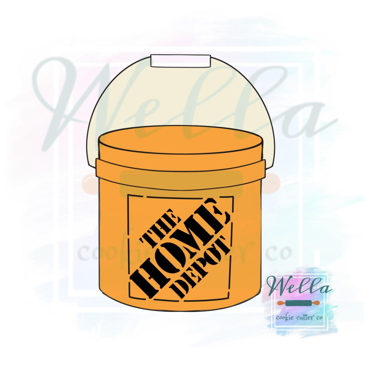 Contractor Bucket Cookie Cutter