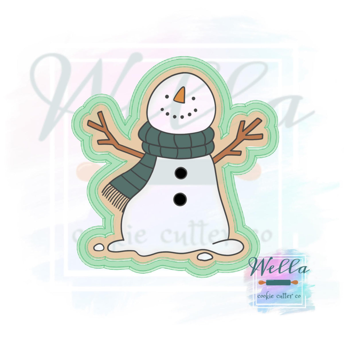 Snowman #2 Cookie Cutter