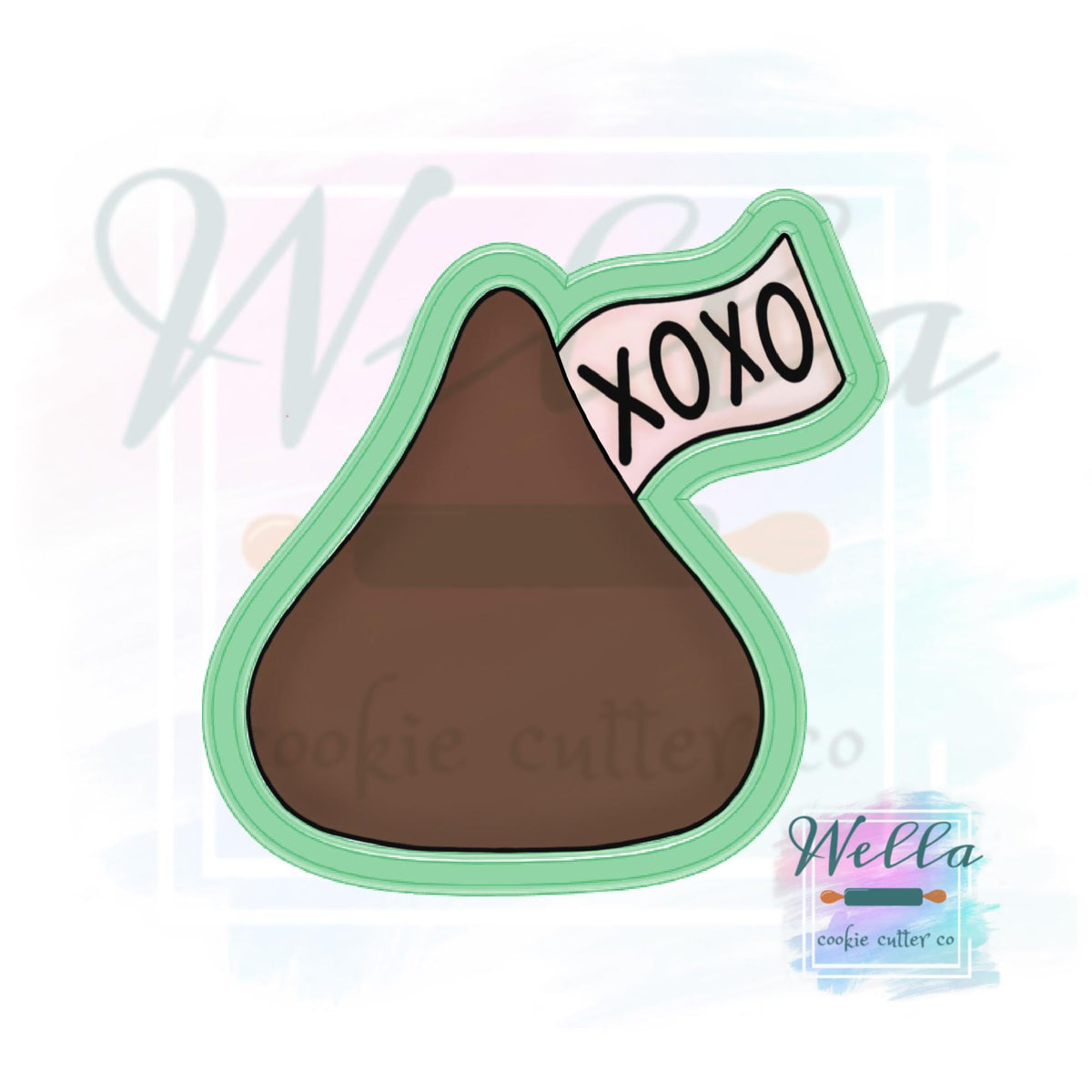 Chocolate Kiss Cookie Cutter