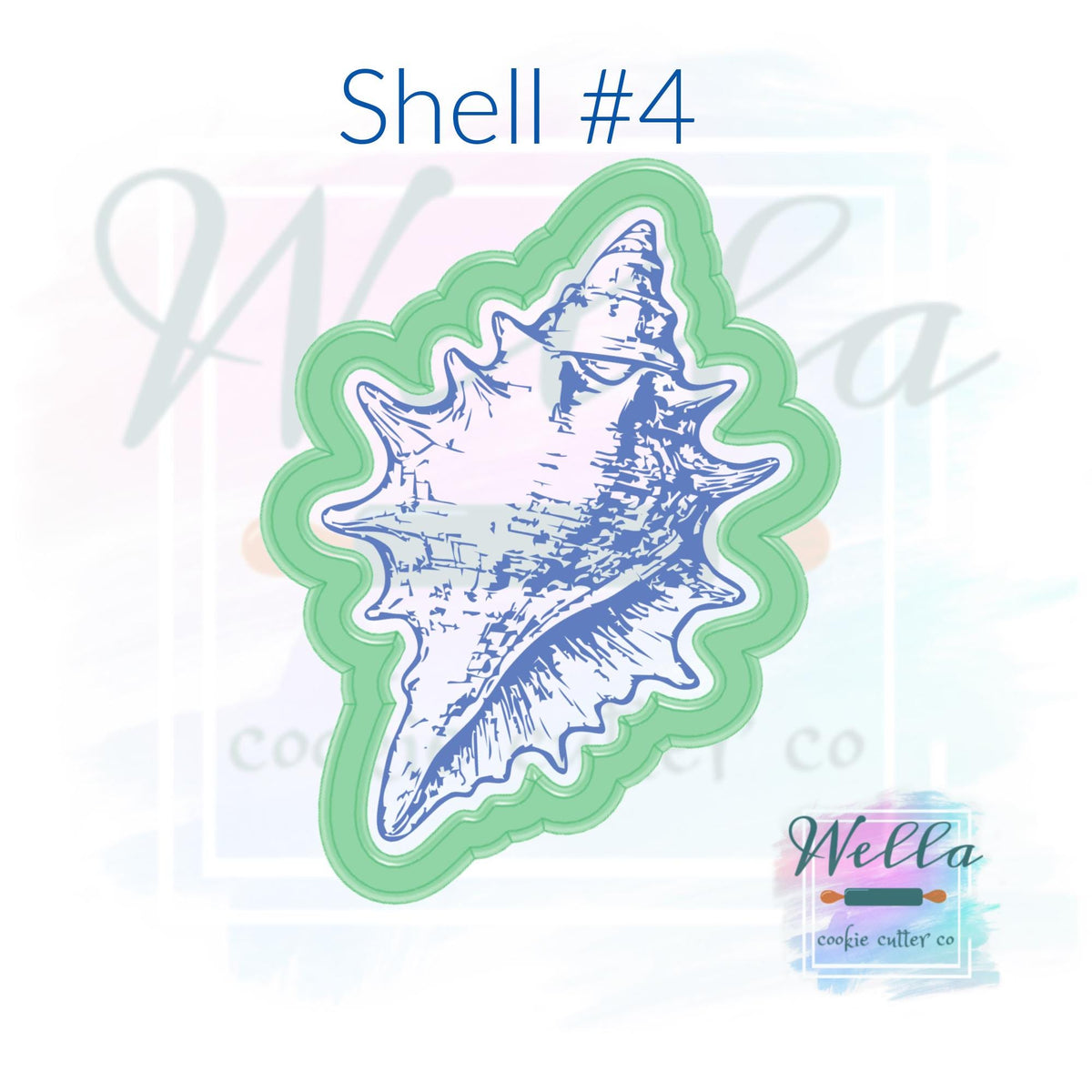 Seashell Cookie Cutters - Set of 4