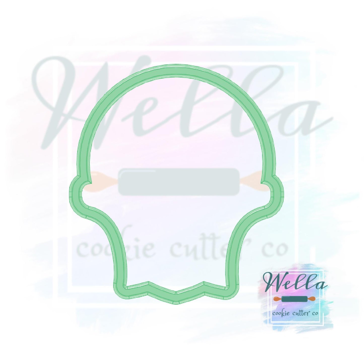 Basketball in Hoop Cookie Cutter