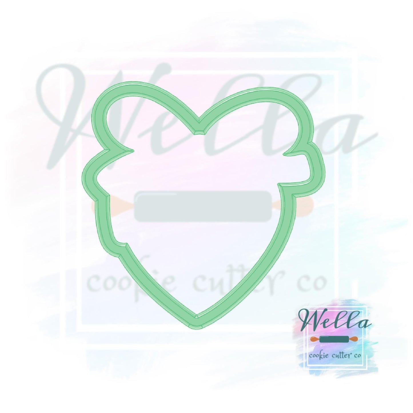 Heart Locket with Bow Cookie Cutter