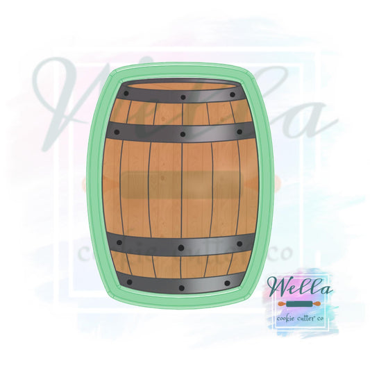 Whiskey Barrel Cookie Cutter