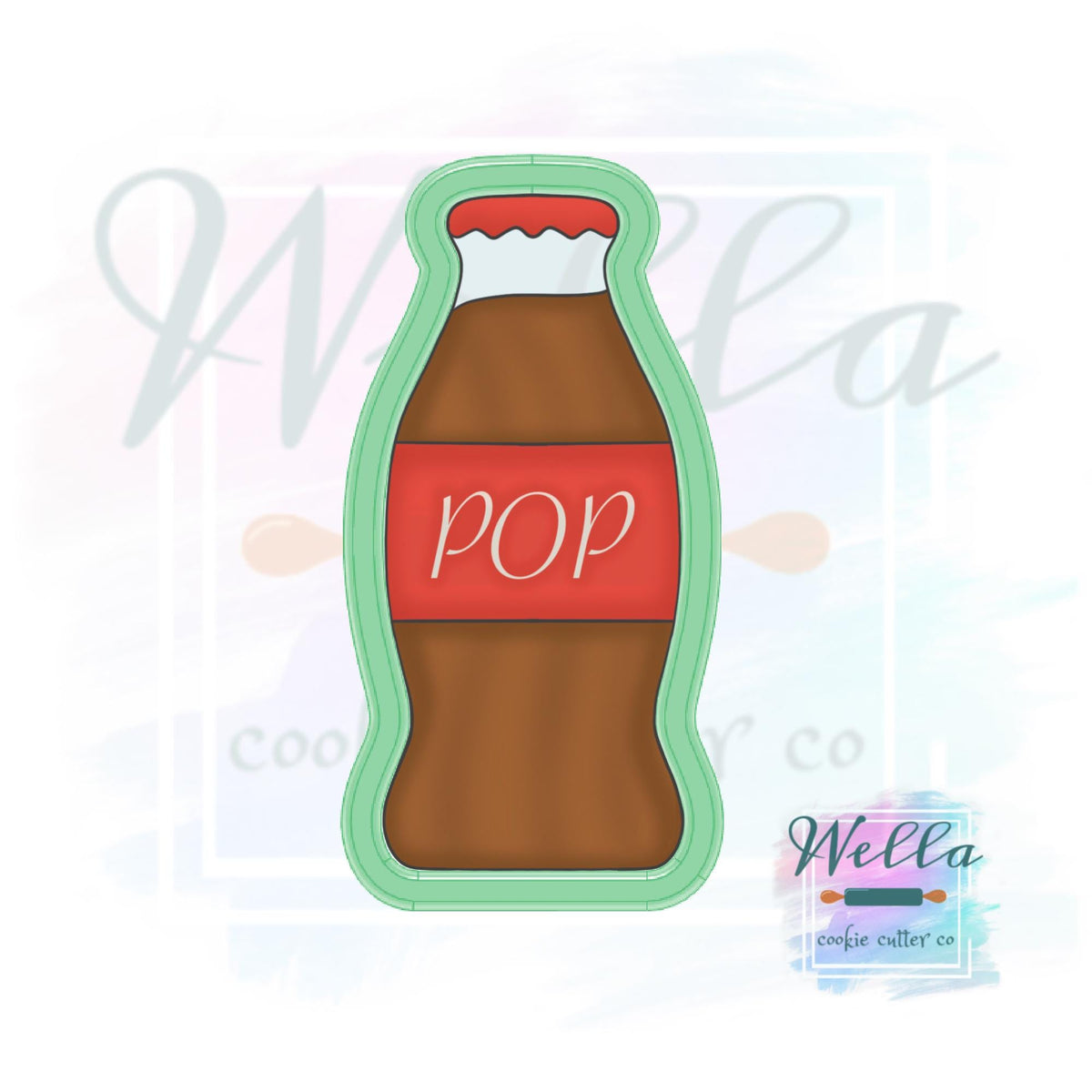 Soda Pop Bottle Cookie Cutter