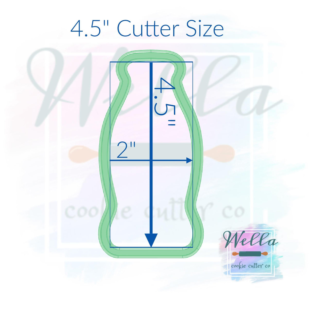 Soda Pop Bottle Cookie Cutter