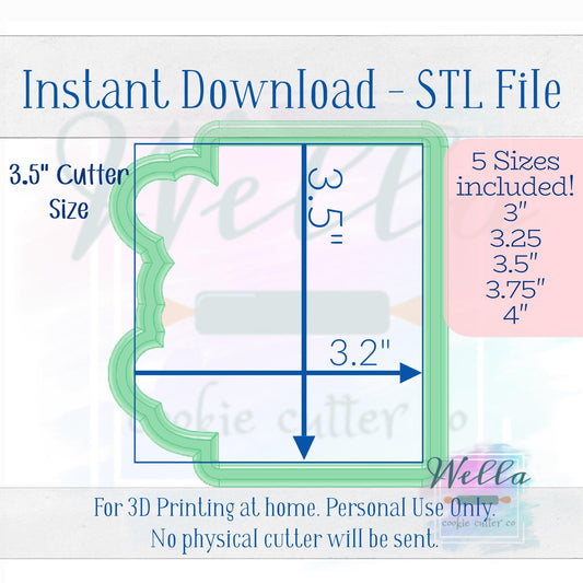 Digital STL File - Class of 2026 #2 Cookie Cutter - 5 Sizes