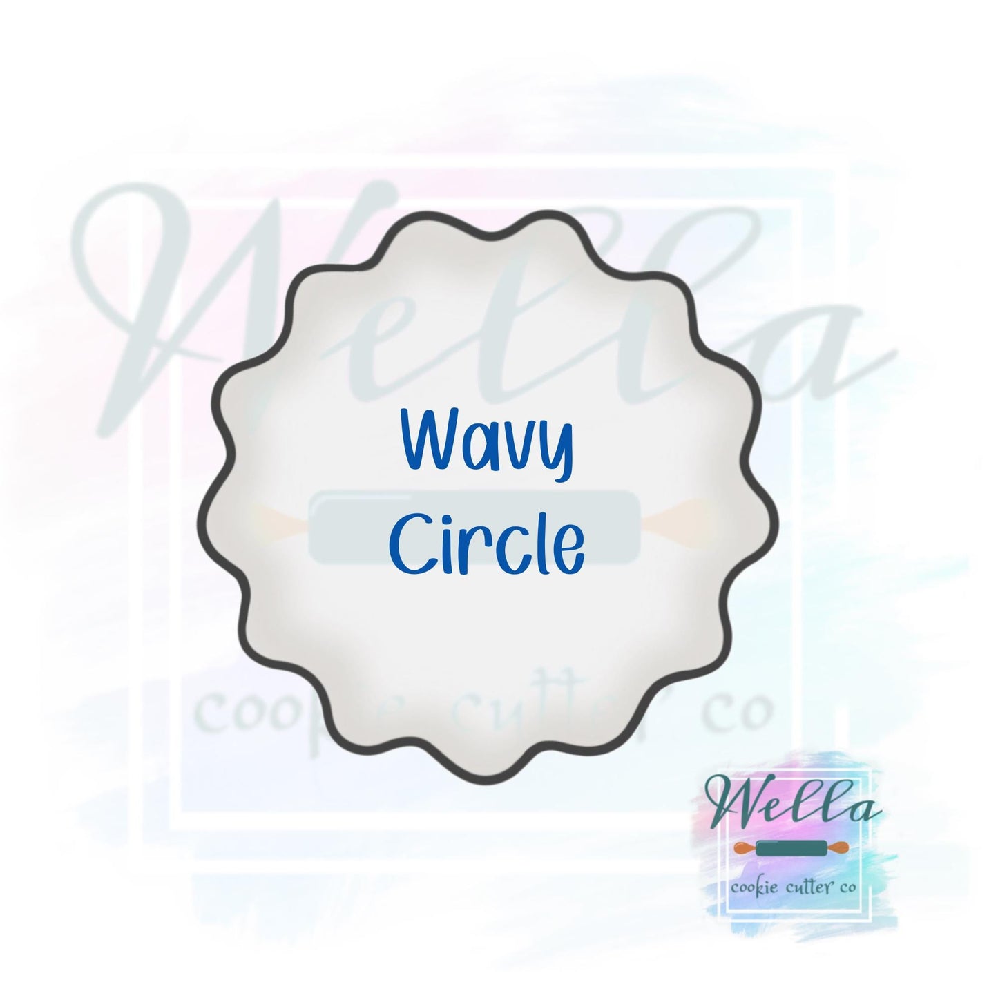 Wavy Plaque Set Cookie Cutters - Set of 3