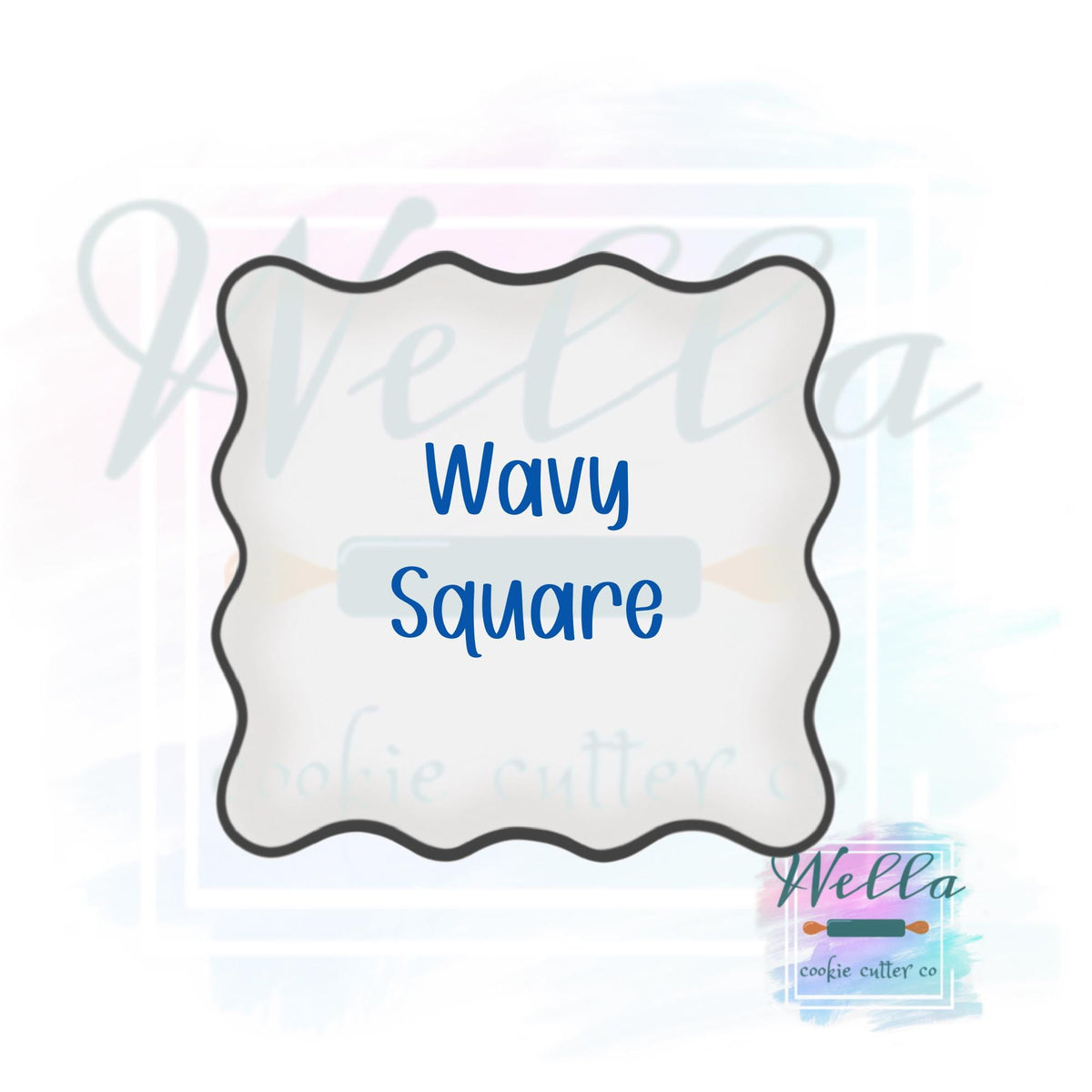 Wavy Plaque Set Cookie Cutters - Set of 3